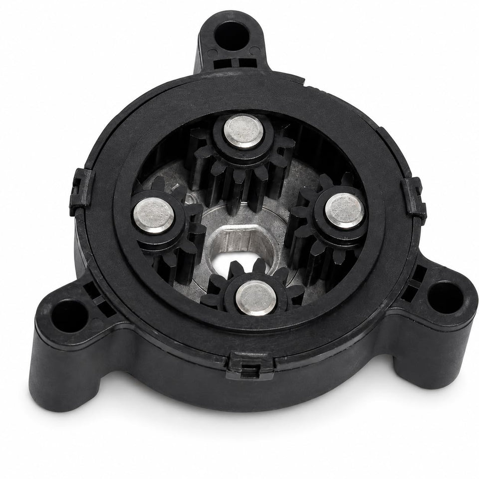 NOVOPARTS front view of 418203 gear pack showing components and quick fit advantage