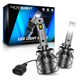 NOVSIGHT 881 front view showing two bulbs and plug for easy install