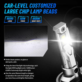 NOVSIGHT 881 installed in vehicle front showing easy fit and improved visibility