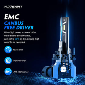 NOVSIGHT four-bulb pack displayed for full-vehicle upgrade convenience