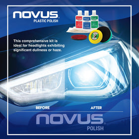 NOVUS 1,000-grit sanding disk detail for controlled wet sanding and oxidation removal