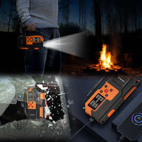 Novyllis powering a smartphone via USB-C highlighting portable charging convenience