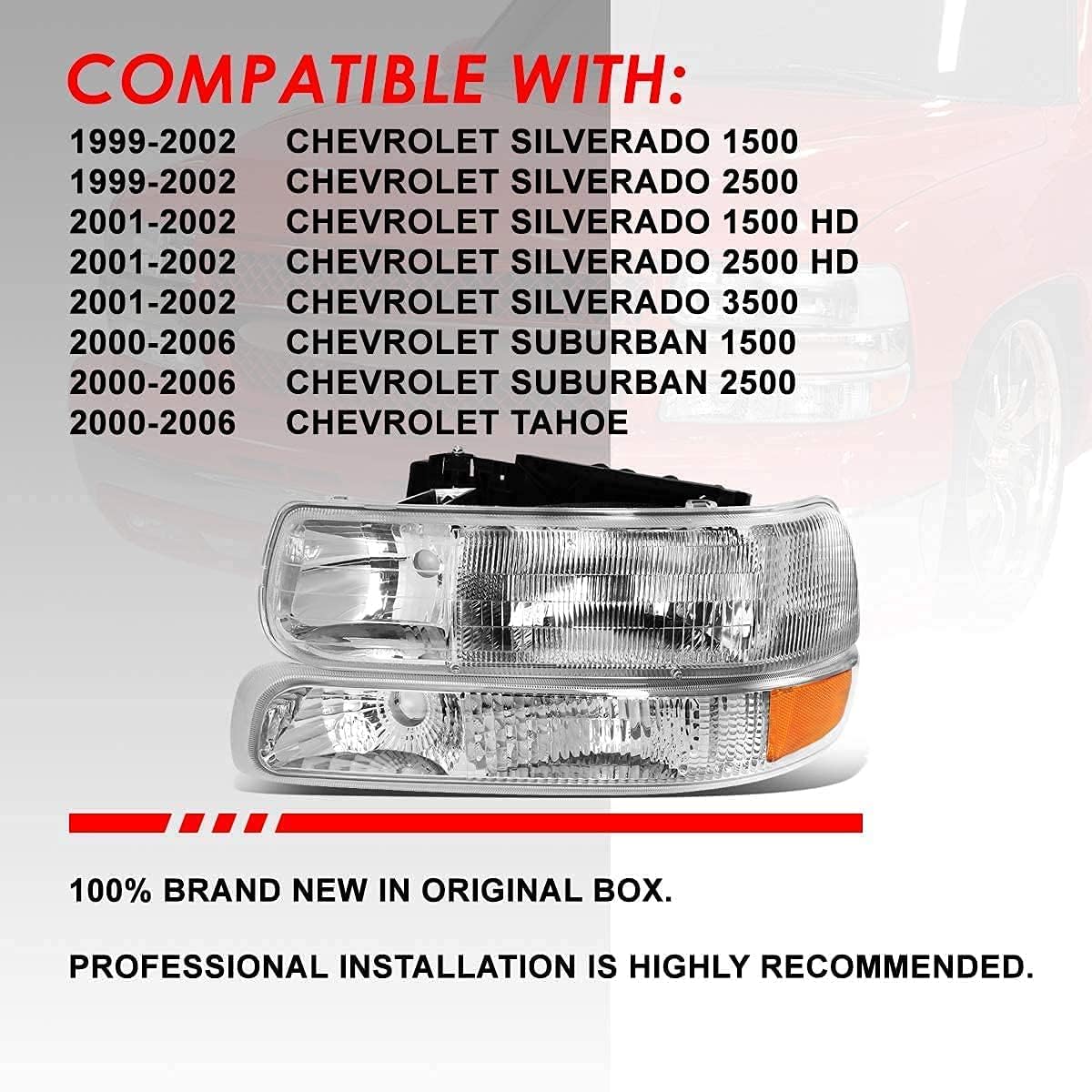 N&P headlight backside showing plugs and mounts for easy direct replacement