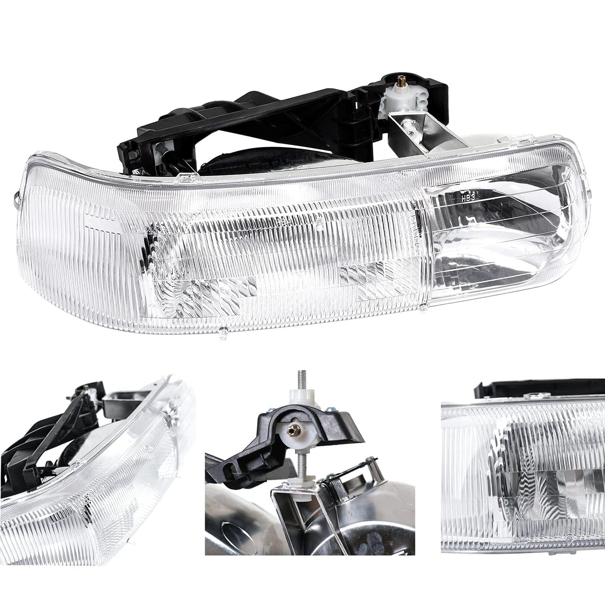 N&P closeup of polycarbonate lens texture highlighting clarity and scratch resistance