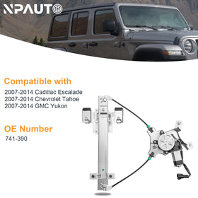 NPAUTO assembled regulator angle highlighting smooth-track design and quiet operation