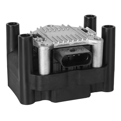 NPAUTO coil pack front view showing connectors and precise fit benefit