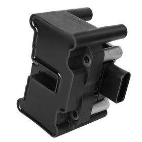 NPAUTO coil pack in garage during installation showing dealer-ready fit