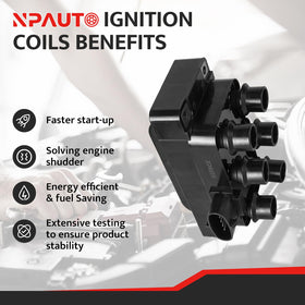 NPAUTO coil pack side connector detail with secure electrical connection benefit