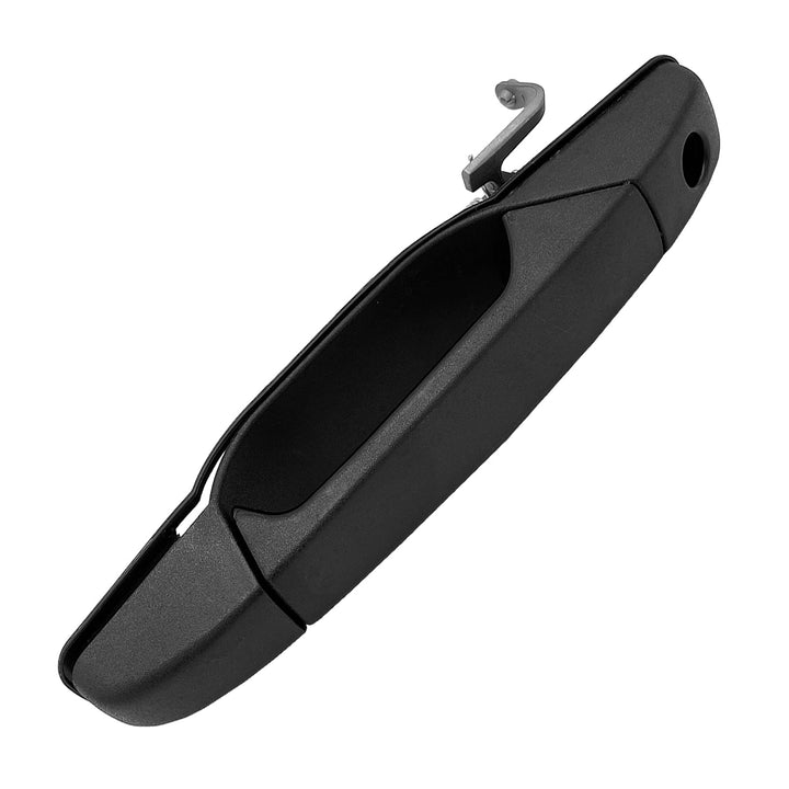 NPAUTO front driver door handle packaging showing part and labels benefits fit