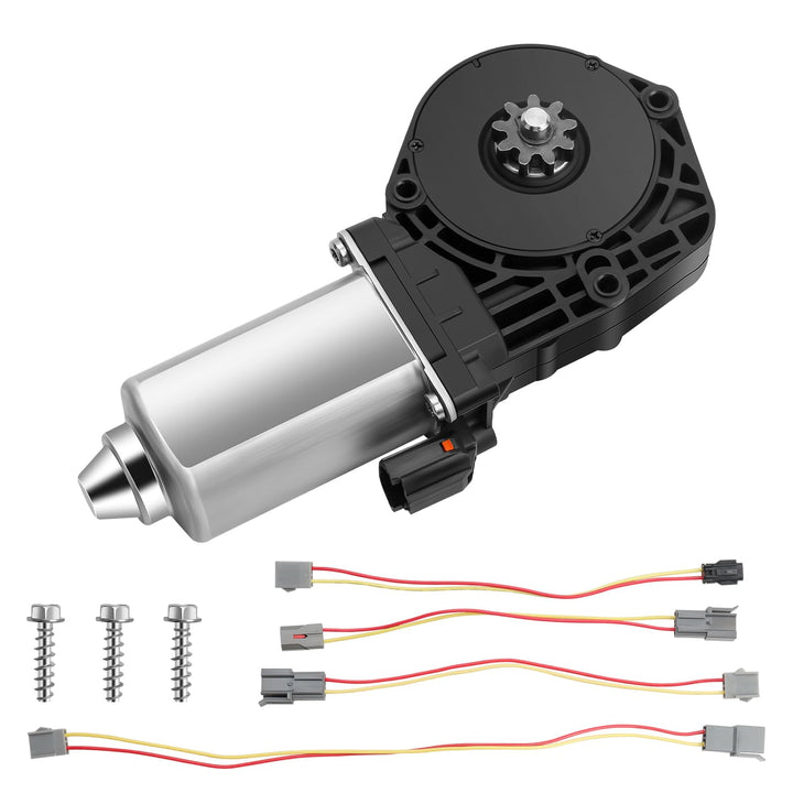 NPAUTO front driver motor packaging showing new replacement and fit confirmation benefit