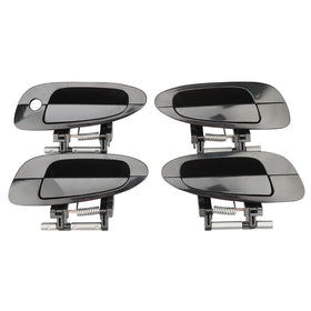 NPAUTO front left handle packaging showing complete 4-piece set benefit