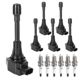 NPAUTO front packaging showing UF550 coil and spark plug set for easy identification and purchase