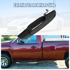NPAUTO handle front view installed on Silverado improves appearance and function