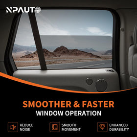 NPAUTO regulator installed in door illustrating straightforward replacement benefit