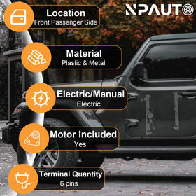 NPAUTO motor close-up highlighting robust drive motor and smooth operation benefit