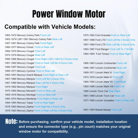 NPAUTO motor side profile with mount points demonstrating direct-fit installation