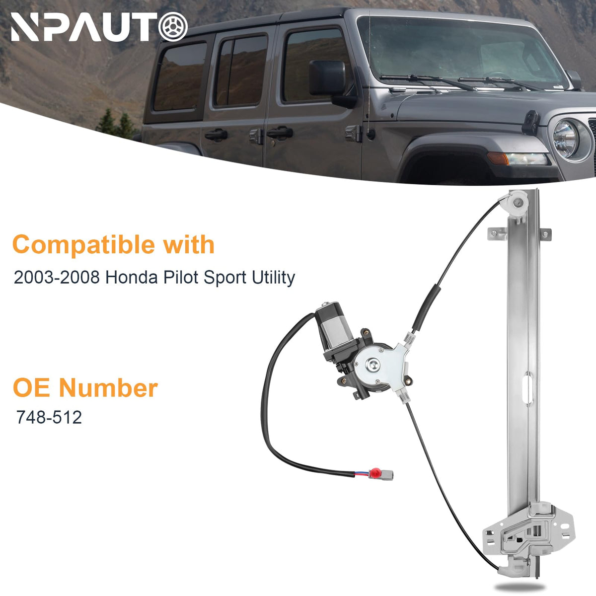NPAUTO assembled regulator side profile illustrating correct preinstalled alignment