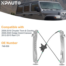 NPAUTO mounted in door diagram illustrating correct placement and easier installation
