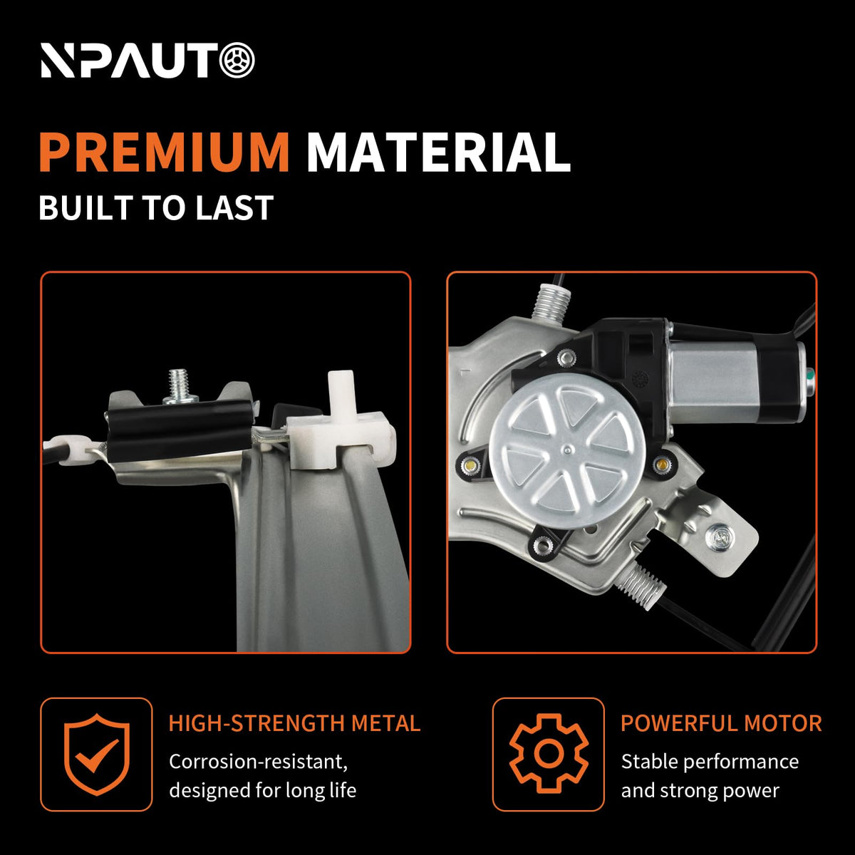 NPAUTO assembly mounted in an F-150 door demonstrating correct fit