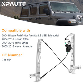 NPAUTO regulator installed inside door demonstrating easy replacement benefit