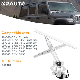 NPAUTO motor with wiring harness detail for easy plug-and-play electrical connection