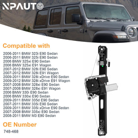 NPAUTO mounting points detail highlighting OE-fit bolt holes for easy direct replacement