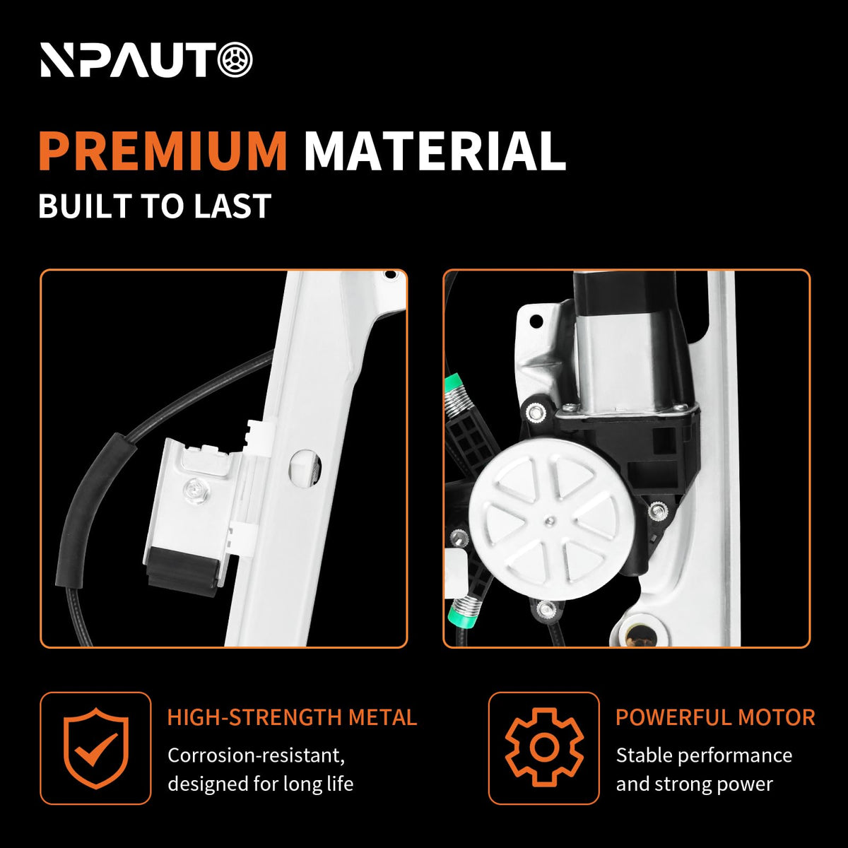 NPAUTO packaging and label showing part number clarity and protected shipping benefit