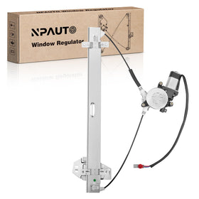 NPAUTO rear left regulator front view showing mounting points and fitment benefits
