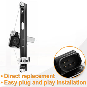NPAUTO regulator installed in door demonstrating restored window movement and quiet performance