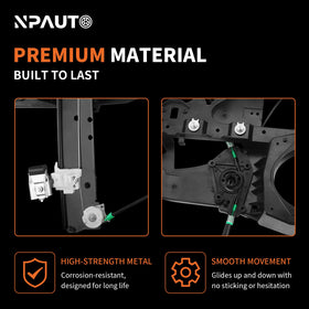 NPAUTO regulator installed inside door showing restored window function
