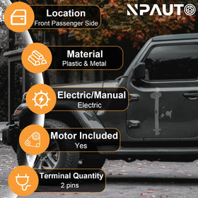 NPAUTO regulator motor close-up highlighting durable gear engagement