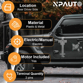 NPAUTO close-up of motor showing robust build for long-term reliability
