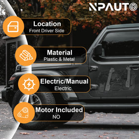 NPAUTO regulator and panel front view offering exact OE fit for Sonata 2011–2014