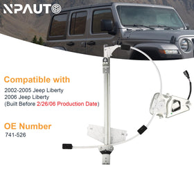 NPAUTO regulator rail detail displaying smooth sliding action