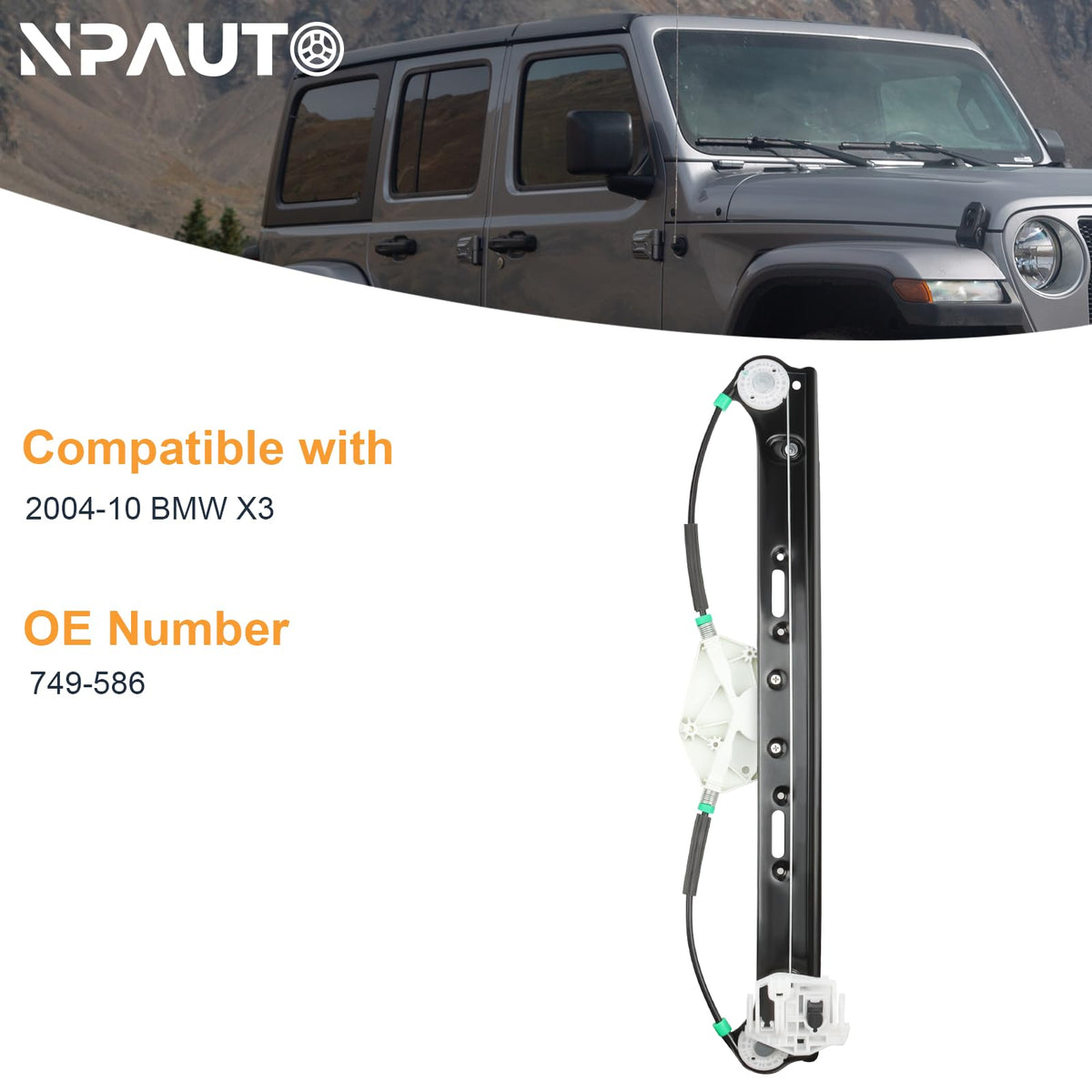 NPAUTO side profile showing mounting points for easy direct fit benefit