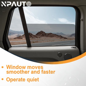 NPAUTO regulator track and cable detail showing smooth movement and strength
