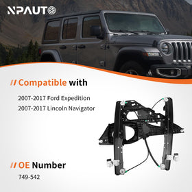 NPAUTO regulator track and cable detail demonstrating smooth operation