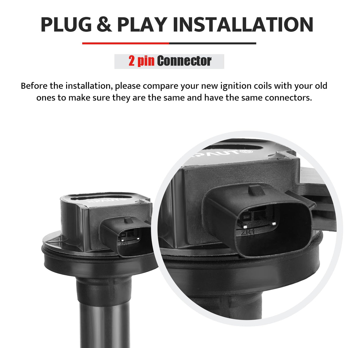 NPAUTO six coils laid out to confirm full-set replacement benefit