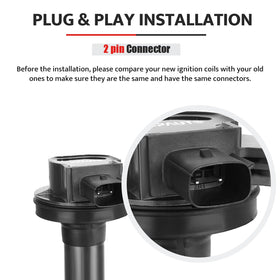 NPAUTO six coils laid out to confirm full-set replacement benefit