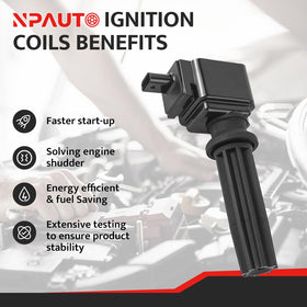 close-up of NPAUTO UF670 coil body highlighting durable construction benefit