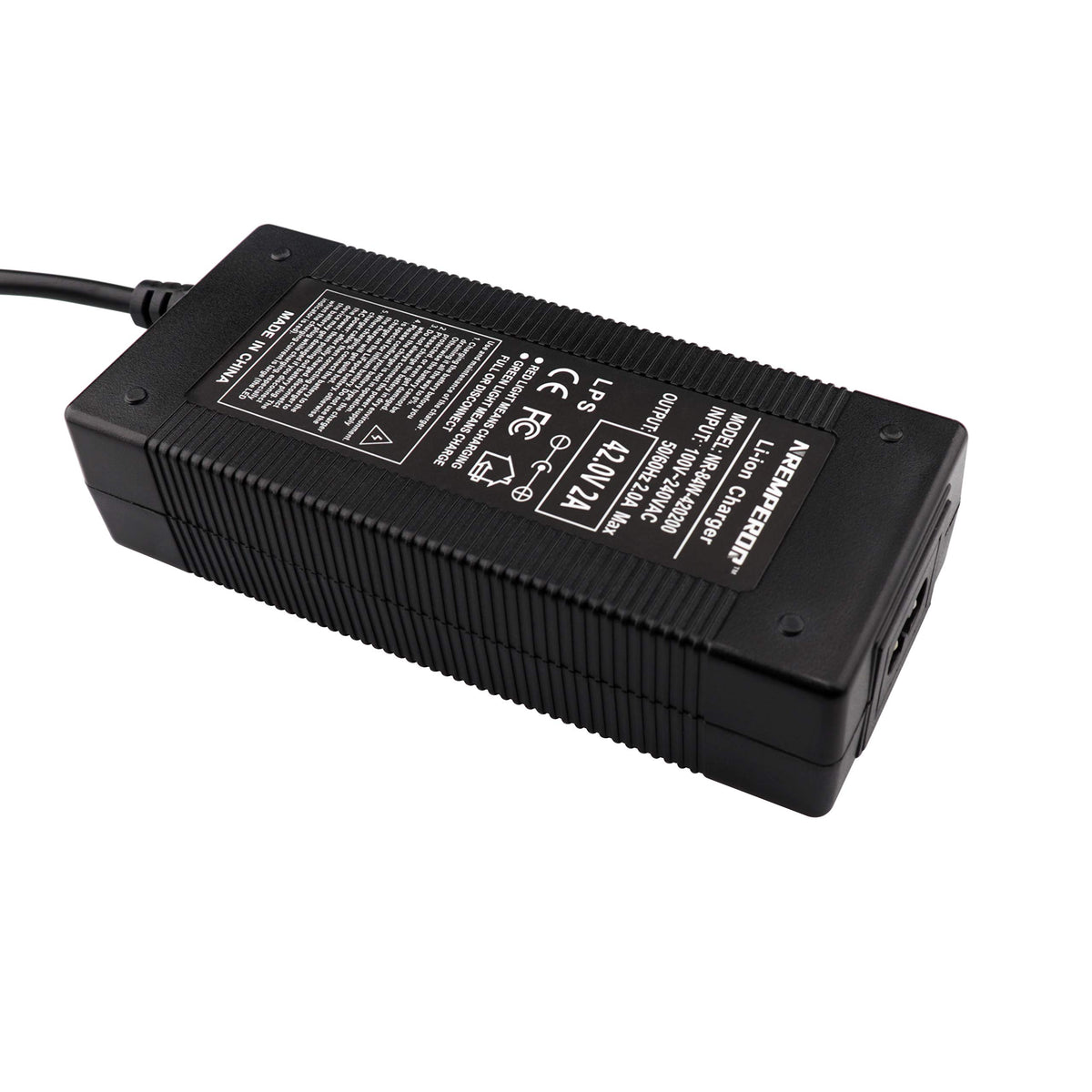 NREMPEROR charger cable laid beside ruler showing 100 cm length for flexible reach