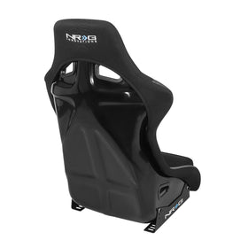 NRG Innovations scale comparison with steering wheel showing spacious seat dimensions