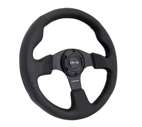 NRG Innovations close-up of thumb grip and black stitching highlighting improved hand traction