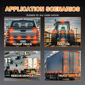 nrgedzam in use on nighttime roadside illustrating high-visibility warning benefit
