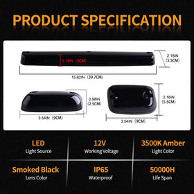 Nrgedzam smoked lens close-up highlighting durable polycarbonate protection