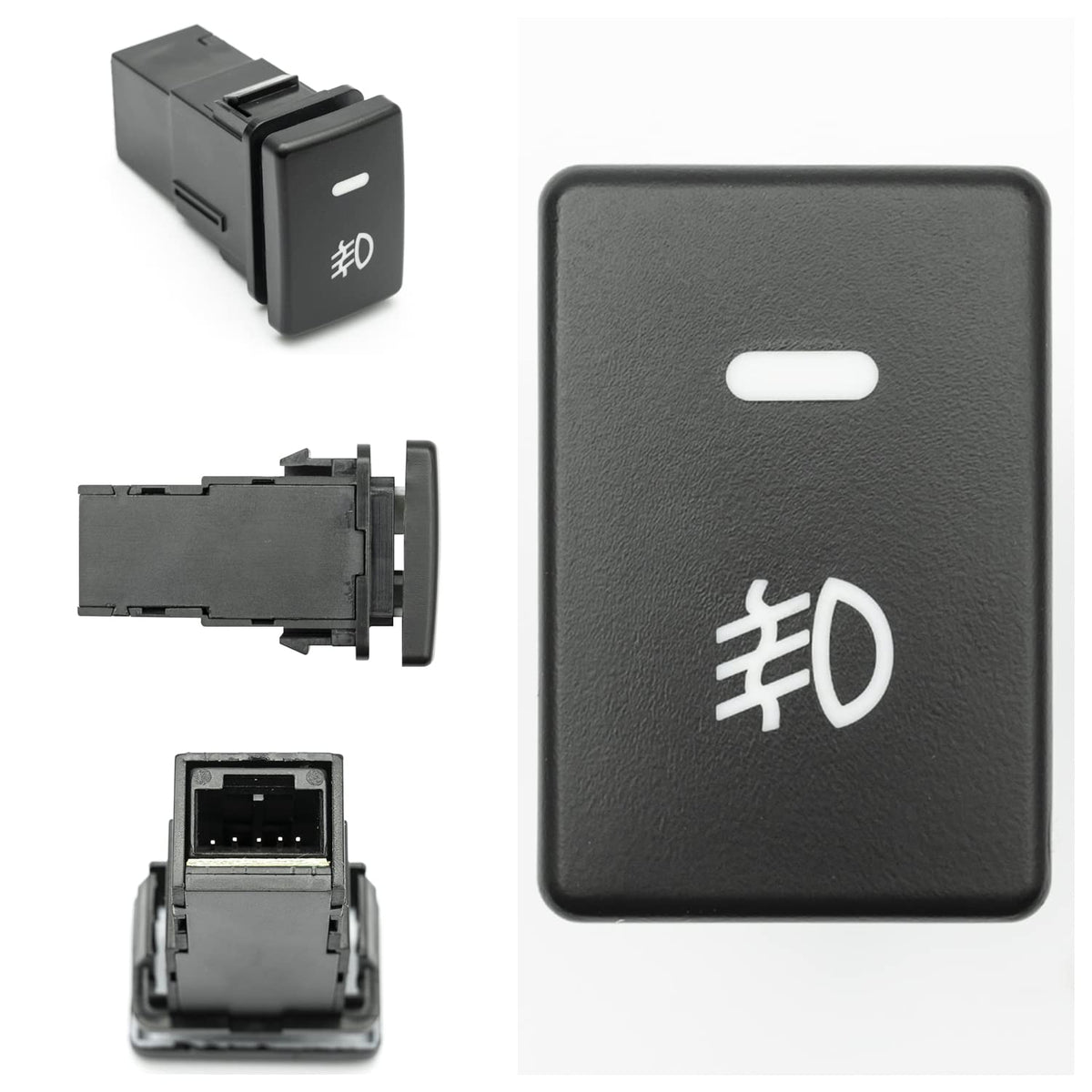 nsautolighting package contents laid out including relay and switch, confirms included parts