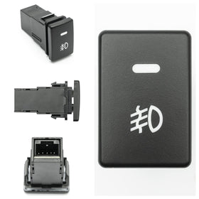 nsautolighting package contents laid out including relay and switch, confirms included parts