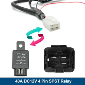 NSLUMO fused power lead and ground connection increasing safety