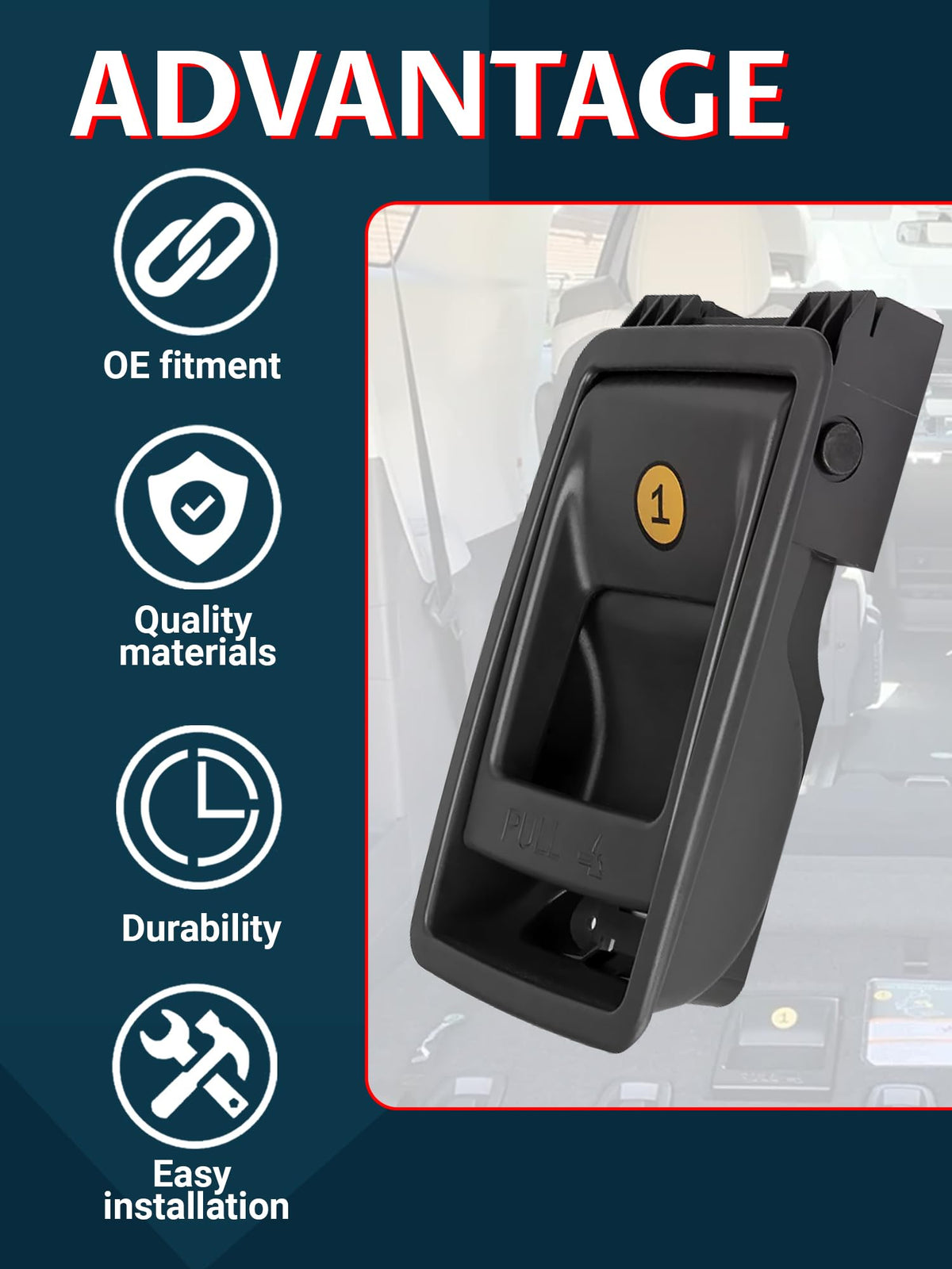 Ntoauto handle installed in Sienna demonstrating simple screwdriver replacement