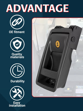 Ntoauto handle installed in Sienna demonstrating simple screwdriver replacement